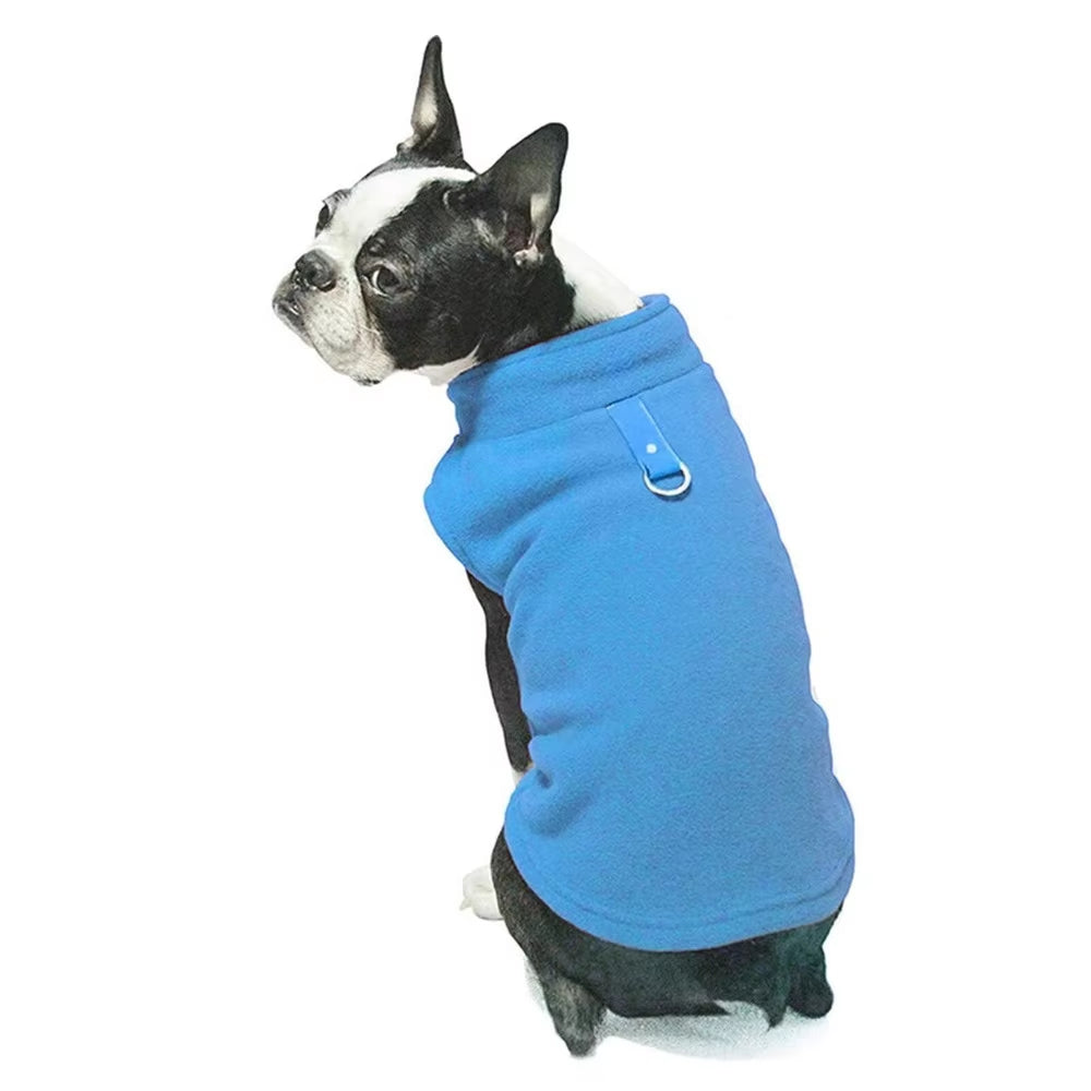 Pet Dog Warm Coat Fleece Jacket Jumper Sweater Winter Clothes Puppy Vest Outfits