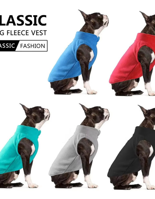 Load image into Gallery viewer, Pet Dog Warm Coat Fleece Jacket Jumper Sweater Winter Clothes Puppy Vest Outfits
