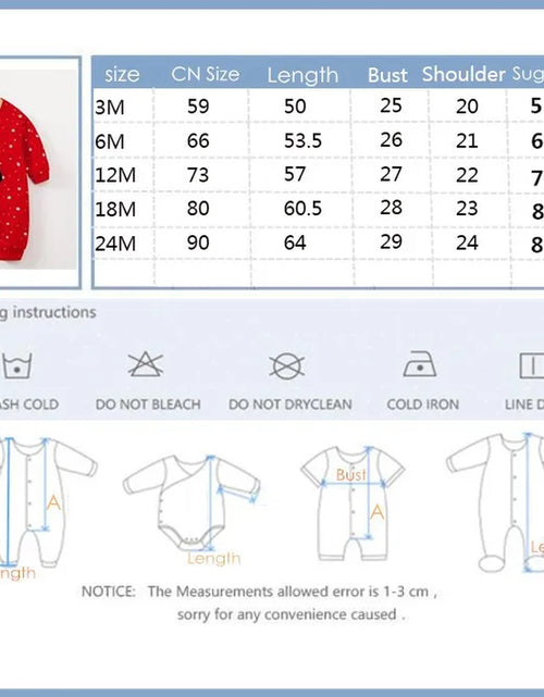 Load image into Gallery viewer, Toddler Boys Girls Rompers Kids Baby New Year Costume Christmas Claus Red Jumpsuits + Hats 2Pcs Cotton Outfits for Newborn 0-24M
