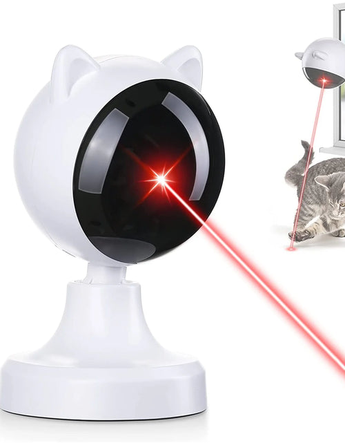 Încărcați imaginea în vizualizatorul Galerie, Automatic Cat Laser Toys, Interactive Laser Cat Toys for Indoor Cats/Kitty/Dogs, Cat Laser Toy Automatic White
