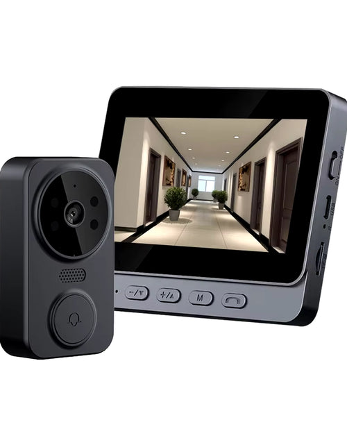 Load image into Gallery viewer, 4.3&#39;&#39; IPS Screen 2.4G Wireless Visual Intercom Doorbell with Screen Smart High-Definition Video Monitoring Two-Way Intercom
