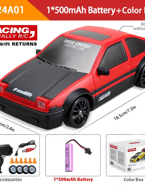 Load image into Gallery viewer, 2.4G High Speed Drift Rc Car 4WD Toy Remote Control AE86 Model GTR Vehicle Car RC Racing Cars Toy for Children Christmas Gifts
