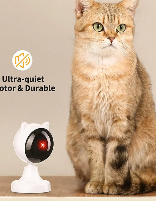 Încărcați imaginea în vizualizatorul Galerie, Automatic Cat Laser Toys, Interactive Laser Cat Toys for Indoor Cats/Kitty/Dogs, Cat Laser Toy Automatic White
